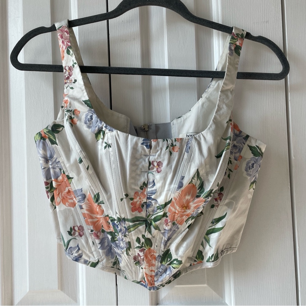 House of CB “Dahlia” Floral Corset Top